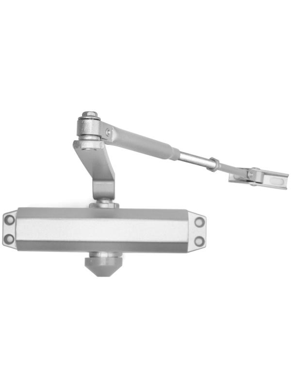 Доводчик дверей ТУНДРА G072  морозостойкий, до -50, до 85, цвет серебро