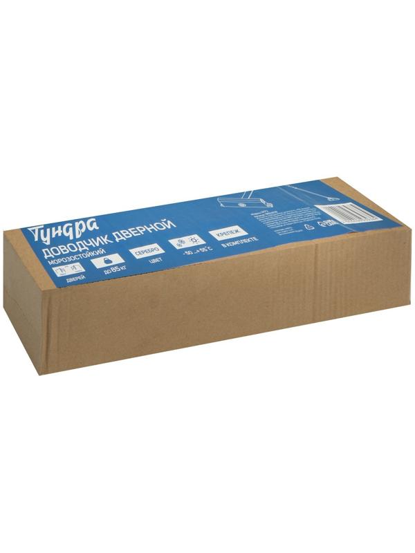 Доводчик дверей ТУНДРА G072  морозостойкий, до -50, до 85, цвет серебро