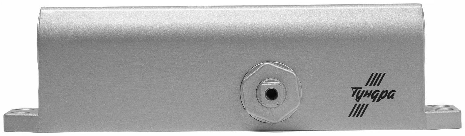 Доводчик дверей ТУНДРА G072  морозостойкий, до -50, до 120 кг, цвет серебро