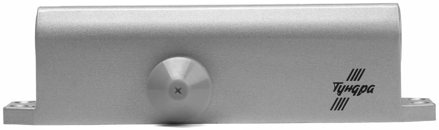 Доводчик дверей ТУНДРА G072  морозостойкий, до -50, до 120 кг, цвет серебро