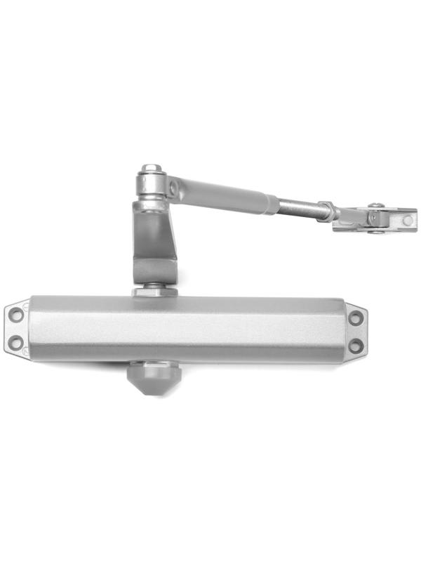 Доводчик дверей ТУНДРА G072  морозостойкий, до -50, до 120 кг, цвет серебро