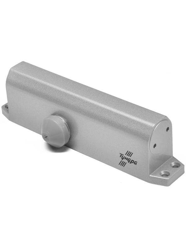 Доводчик дверей ТУНДРА G072  морозостойкий, до -50, до 120 кг, цвет серебро