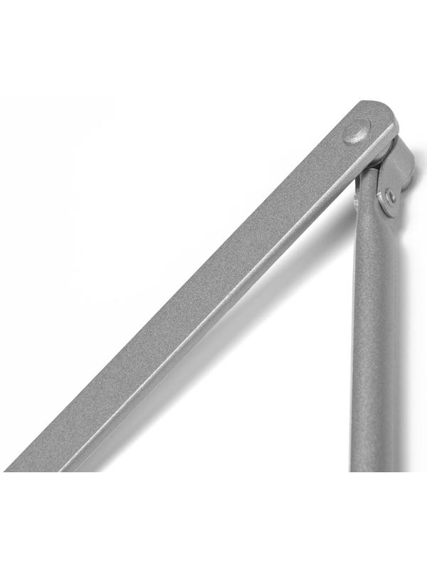 Доводчик дверей ТУНДРА G072  морозостойкий, до -50, до 120 кг, цвет серебро