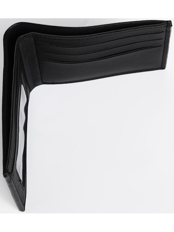 Портмоне мужское без застёжки, отдел для карт, для купюр, цвет чёрный