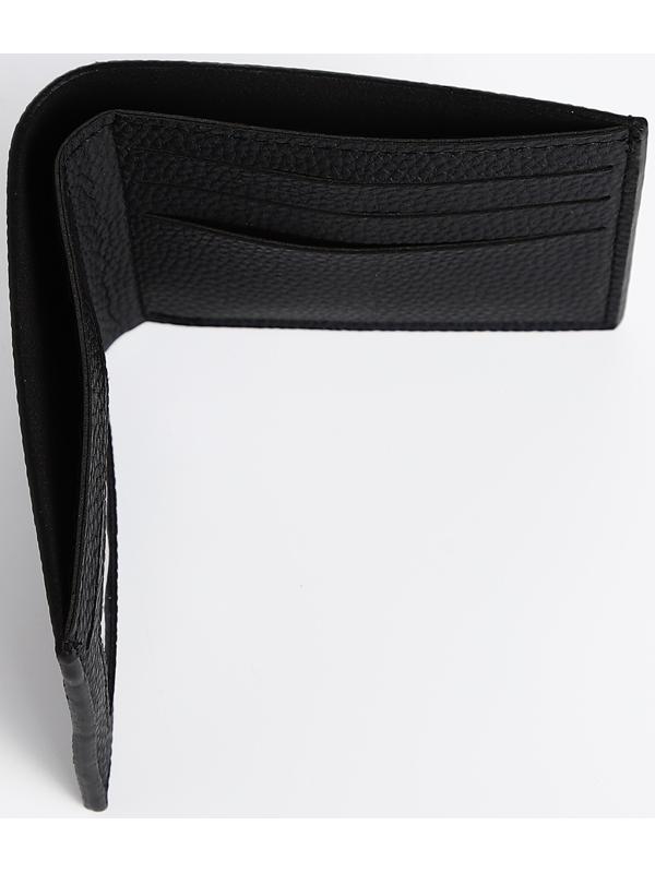 Портмоне мужское без застёжки, отдел для карт, для купюр, цвет чёрный