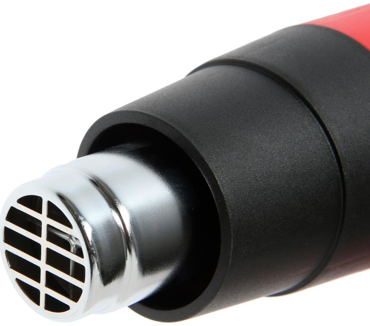 Строительный фен ЛОМ, 1800 Вт, 250-500 л/мин, 300/600 °С, насадка в комплекте