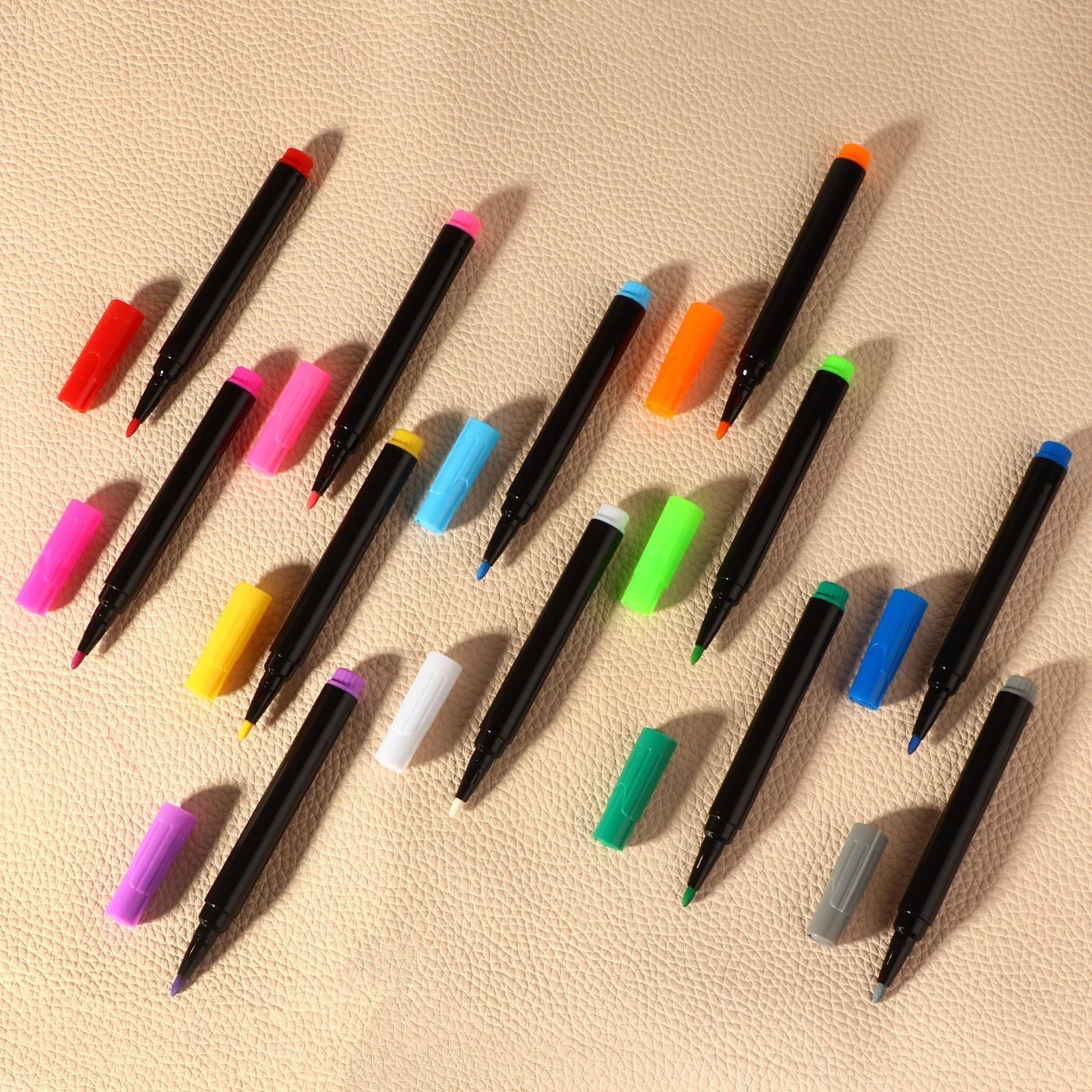 Маркер для кожи и кожзама, водорастворимый, 14 см, цвет МИКС