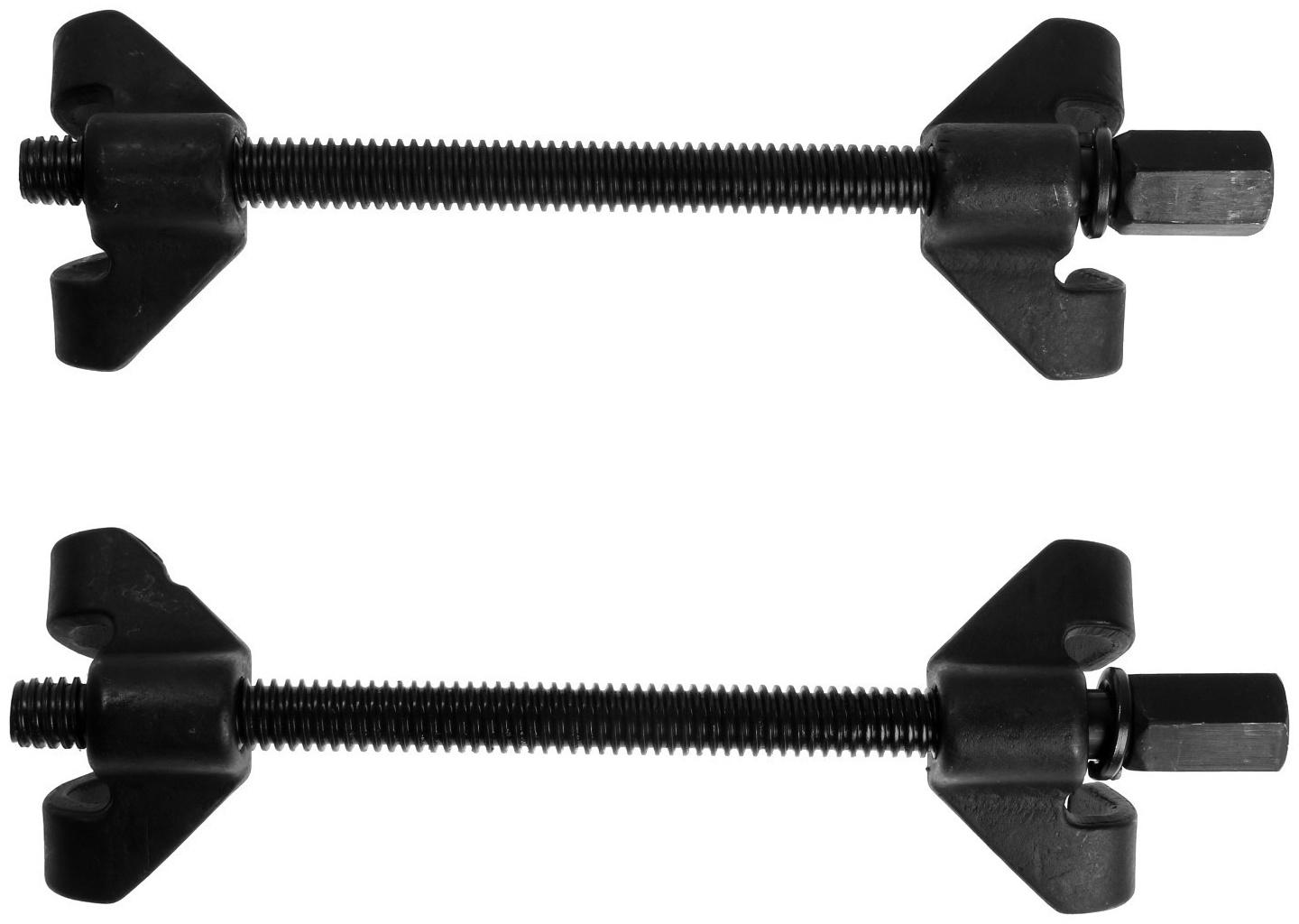 Съемник пружин ТУНДРА, усиленный, 45 сталь, с двухсторонними захватами, от 85 до 250 мм