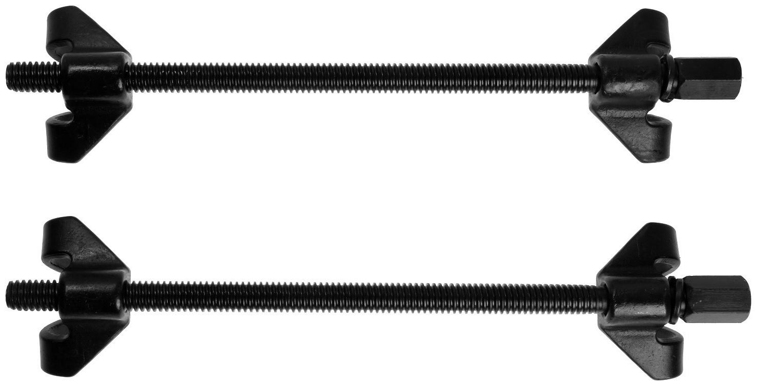 Съемник пружин ТУНДРА, усиленный, 45 сталь, с двухсторонними захватами, от 85 до 350 мм