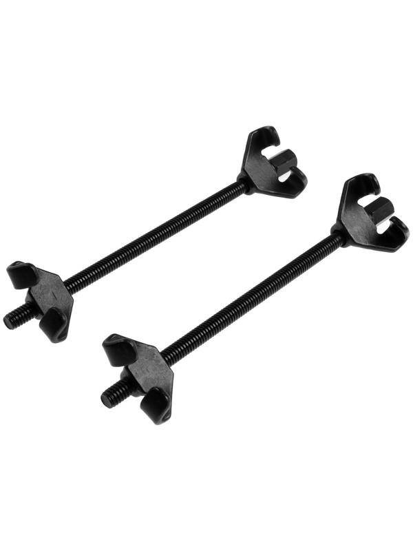 Съемник пружин ТУНДРА, усиленный, 45 сталь, с двухсторонними захватами, от 85 до 350 мм