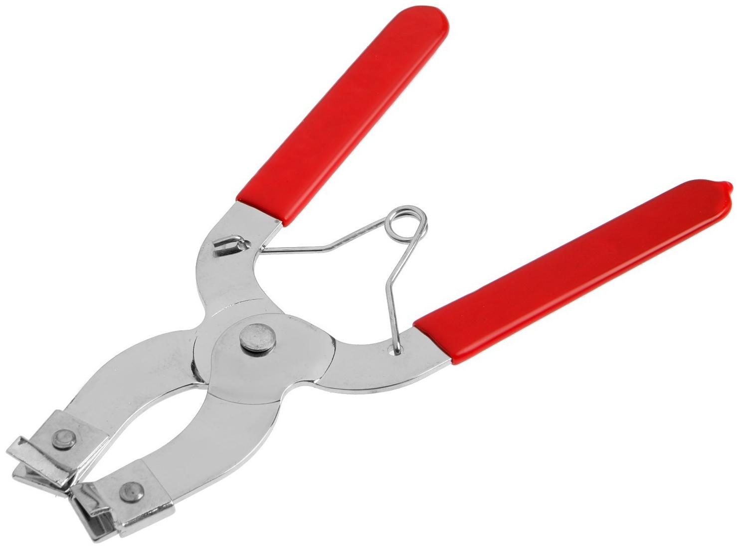 Клещи для установки поршневых колец ЛОМ, обрезиненные рукоятки, 1.2 - 6.35 мм, 170 мм