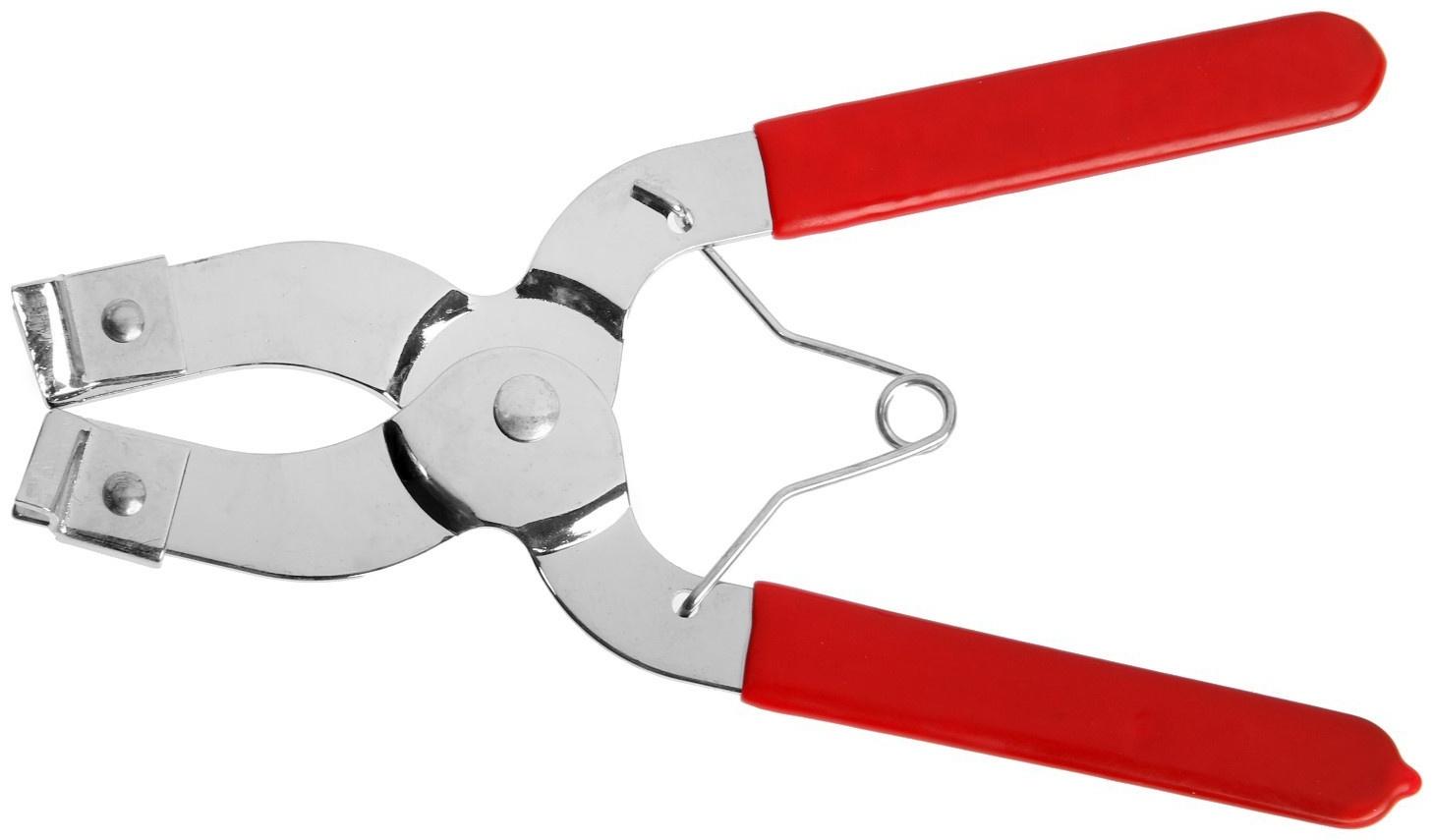 Клещи для установки поршневых колец ЛОМ, обрезиненные рукоятки, 1.2 - 6.35 мм, 170 мм