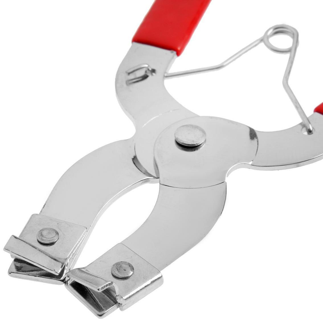 Клещи для установки поршневых колец ЛОМ, обрезиненные рукоятки, 1.2 - 6.35 мм, 170 мм