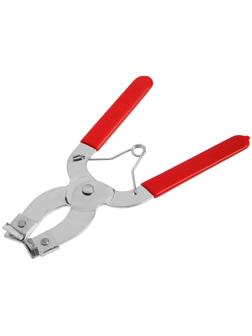 Клещи для установки поршневых колец ЛОМ, обрезиненные рукоятки, 1.2 - 6.35 мм, 170 мм