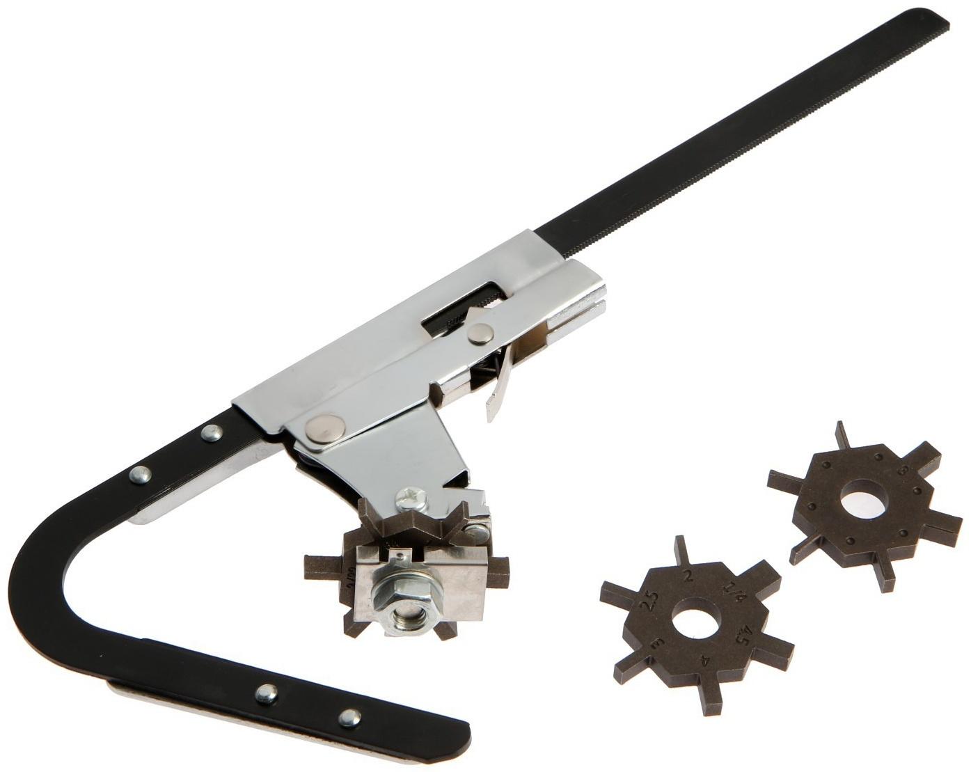 Приспособление для очистки канавок на поршнях ТУНДРА, 1/16-3/16