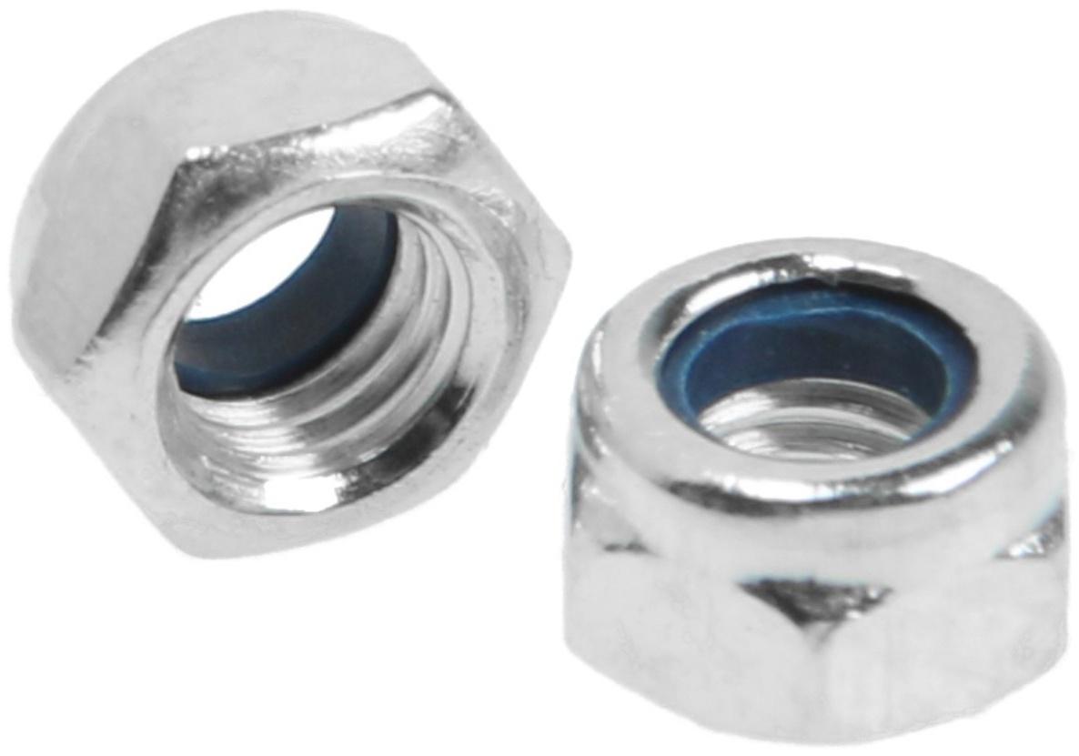 Гайка ТУНДРА, со стопорным кольцом, DIN985, оцинкованная, М5, 1 кг