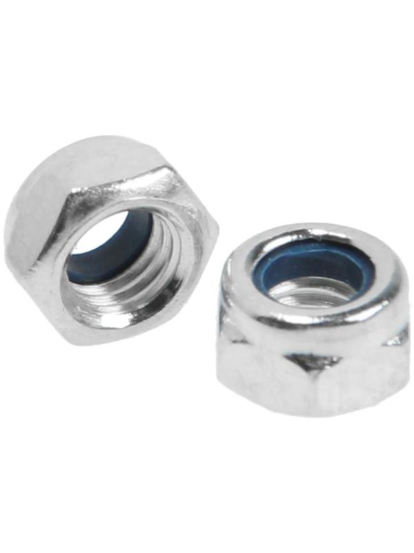 Гайка ТУНДРА, со стопорным кольцом, DIN985, оцинкованная, М5, 1 кг