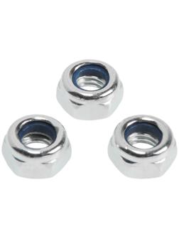 Гайка ТУНДРА, со стопорным кольцом, DIN985, оцинкованная, М6, 1 кг