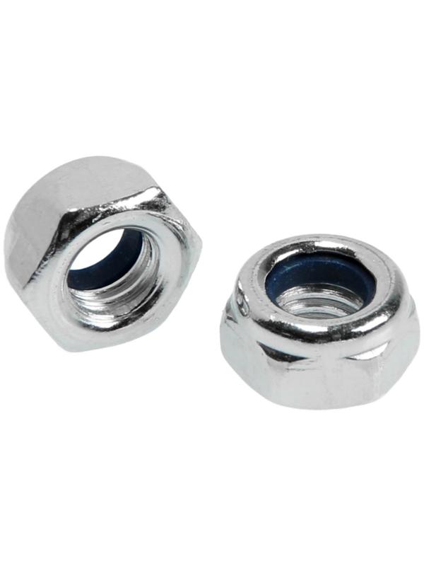 Гайка ТУНДРА, со стопорным кольцом, DIN985, оцинкованная, М6, 1 кг