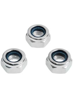 Гайка ТУНДРА, со стопорным кольцом, DIN985, оцинкованная, М10, 1 кг