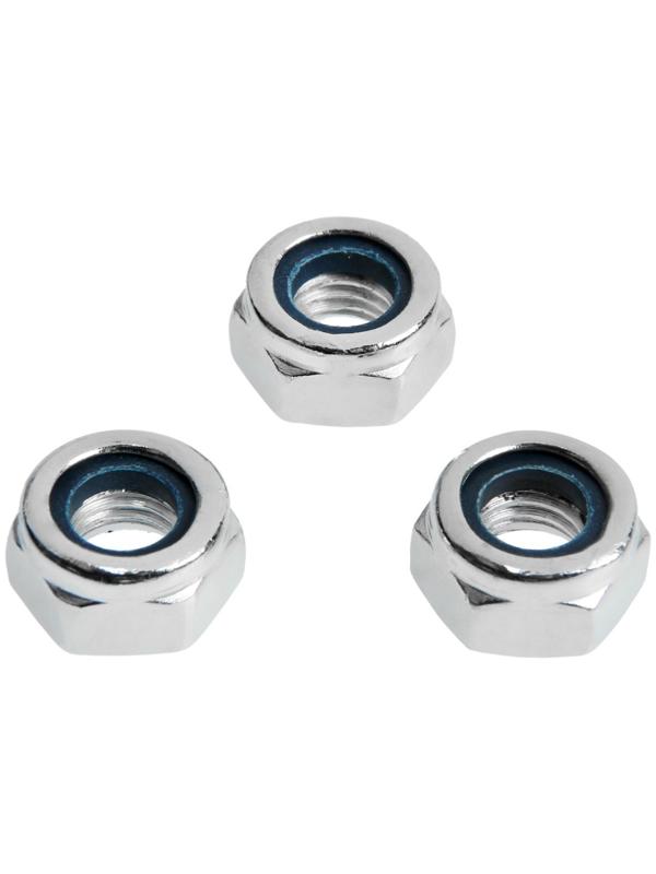 Гайка ТУНДРА, со стопорным кольцом, DIN985, оцинкованная, М10, 1 кг