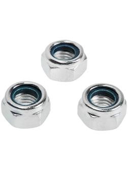 Гайка ТУНДРА, со стопорным кольцом, DIN985, оцинкованная, М12, 1 кг