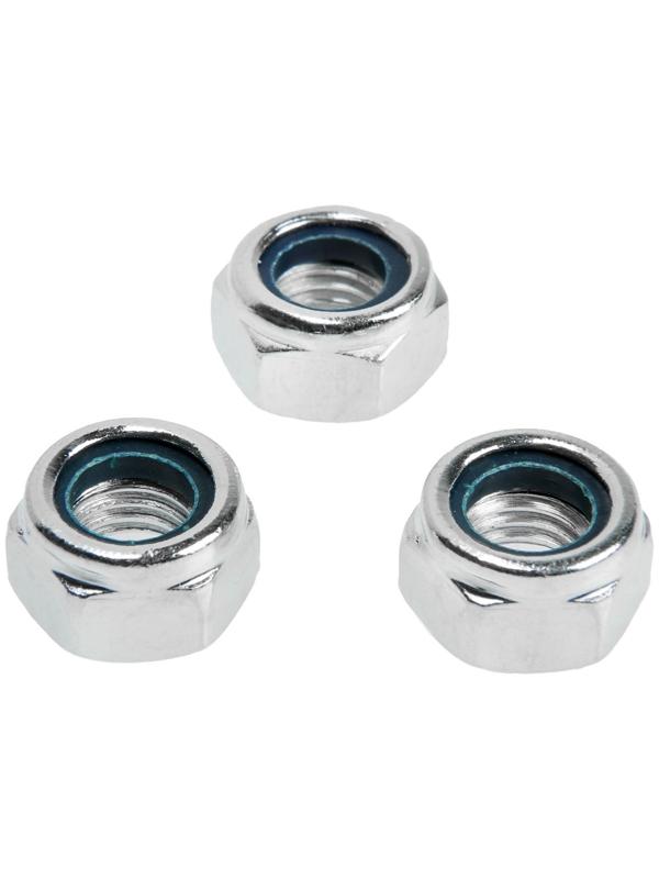 Гайка ТУНДРА, со стопорным кольцом, DIN985, оцинкованная, М12, 1 кг