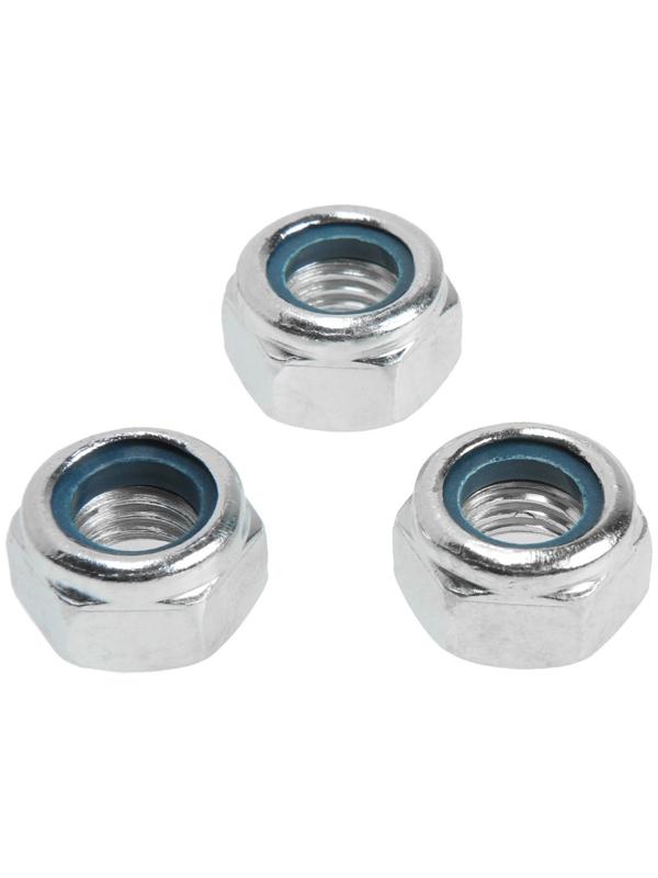 Гайка ТУНДРА, со стопорным кольцом, DIN985, оцинкованная, М14, 1 кг