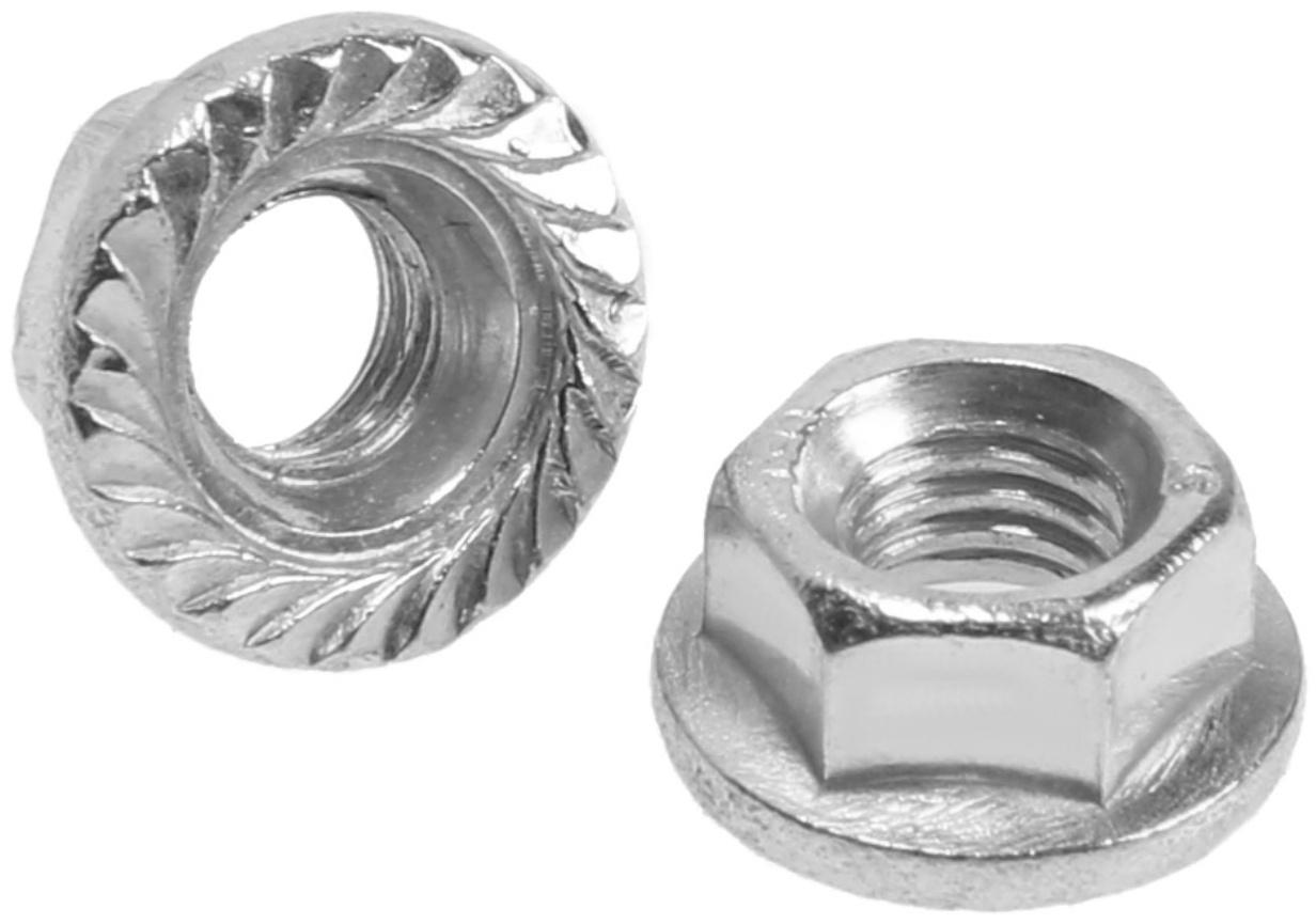 Гайка ТУНДРА, с фланцем, DIN6923, оцинкованная, М5, 1 кг