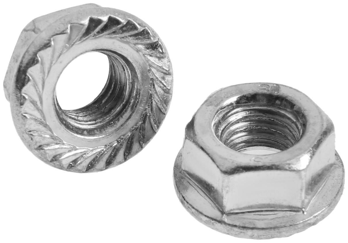 Гайка ТУНДРА, с фланцем, DIN6923, оцинкованная, М8, 1 кг