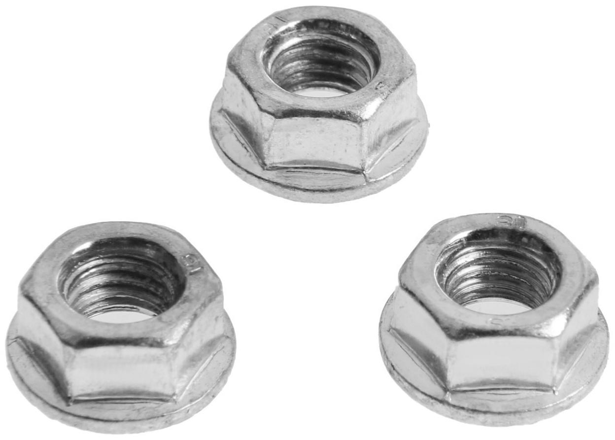 Гайка ТУНДРА, с фланцем, DIN6923, оцинкованная, М8, 1 кг