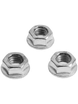 Гайка ТУНДРА, с фланцем, DIN6923, оцинкованная, М8, 1 кг