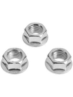 Гайка ТУНДРА, с фланцем, DIN6923, оцинкованная, М10, 1 кг