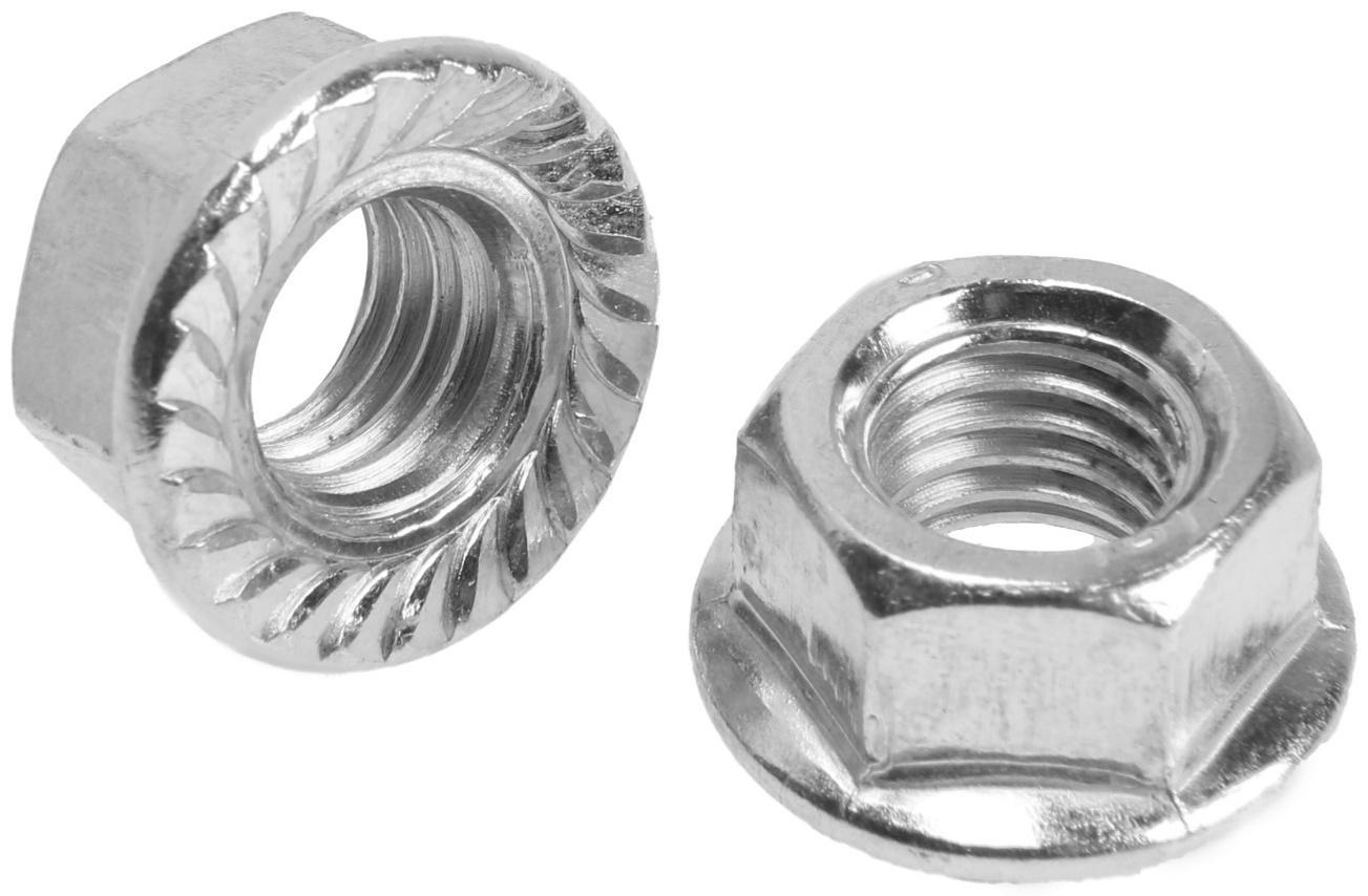 Гайка ТУНДРА, с фланцем, DIN6923, оцинкованная, М12, 1 кг