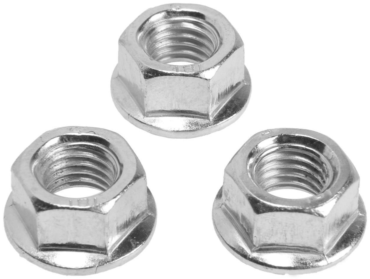 Гайка ТУНДРА, с фланцем, DIN6923, оцинкованная, М12, 1 кг