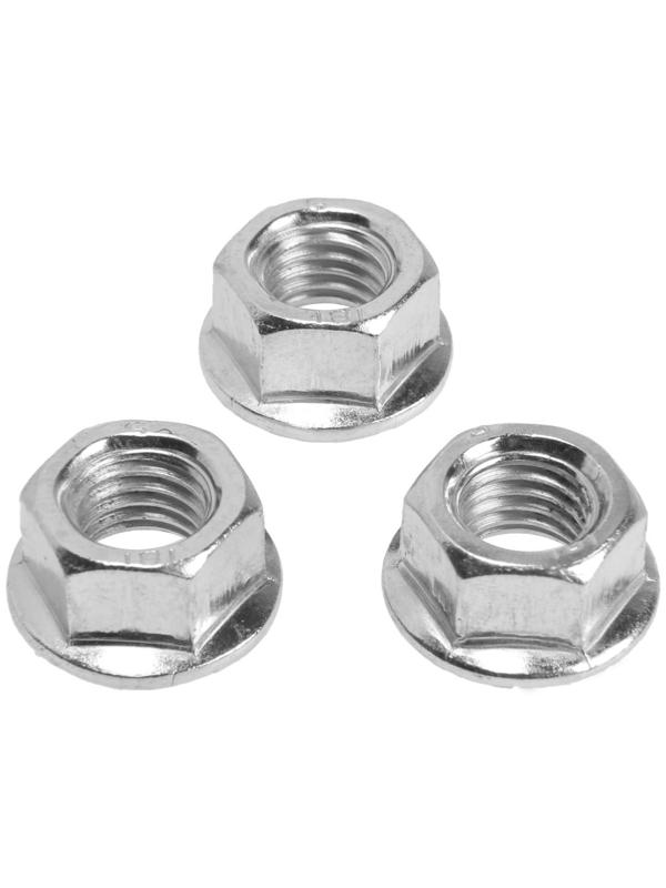 Гайка ТУНДРА, с фланцем, DIN6923, оцинкованная, М12, 1 кг