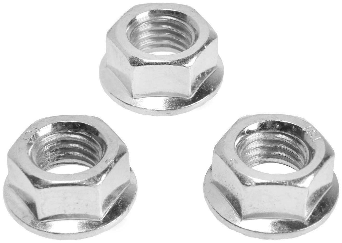 Гайка ТУНДРА, с фланцем, DIN6923, оцинкованная, М14, 1 кг