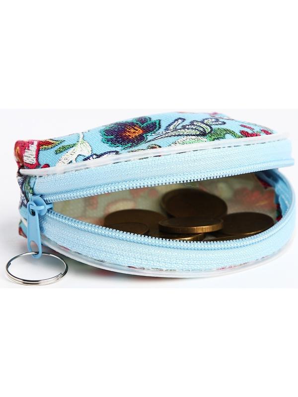 Кошелёк на молнии, цвет МИКС