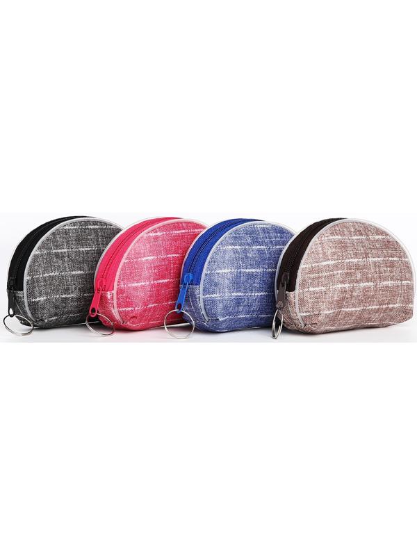 Кошелёк на молнии, цвет МИКС