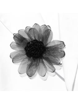 Брошь-заколка текстильная 