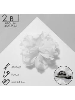 Брошь-заколка текстильная 