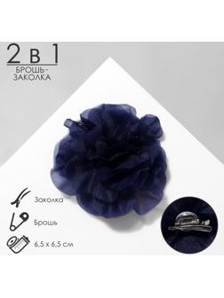 Брошь-заколка текстильная 