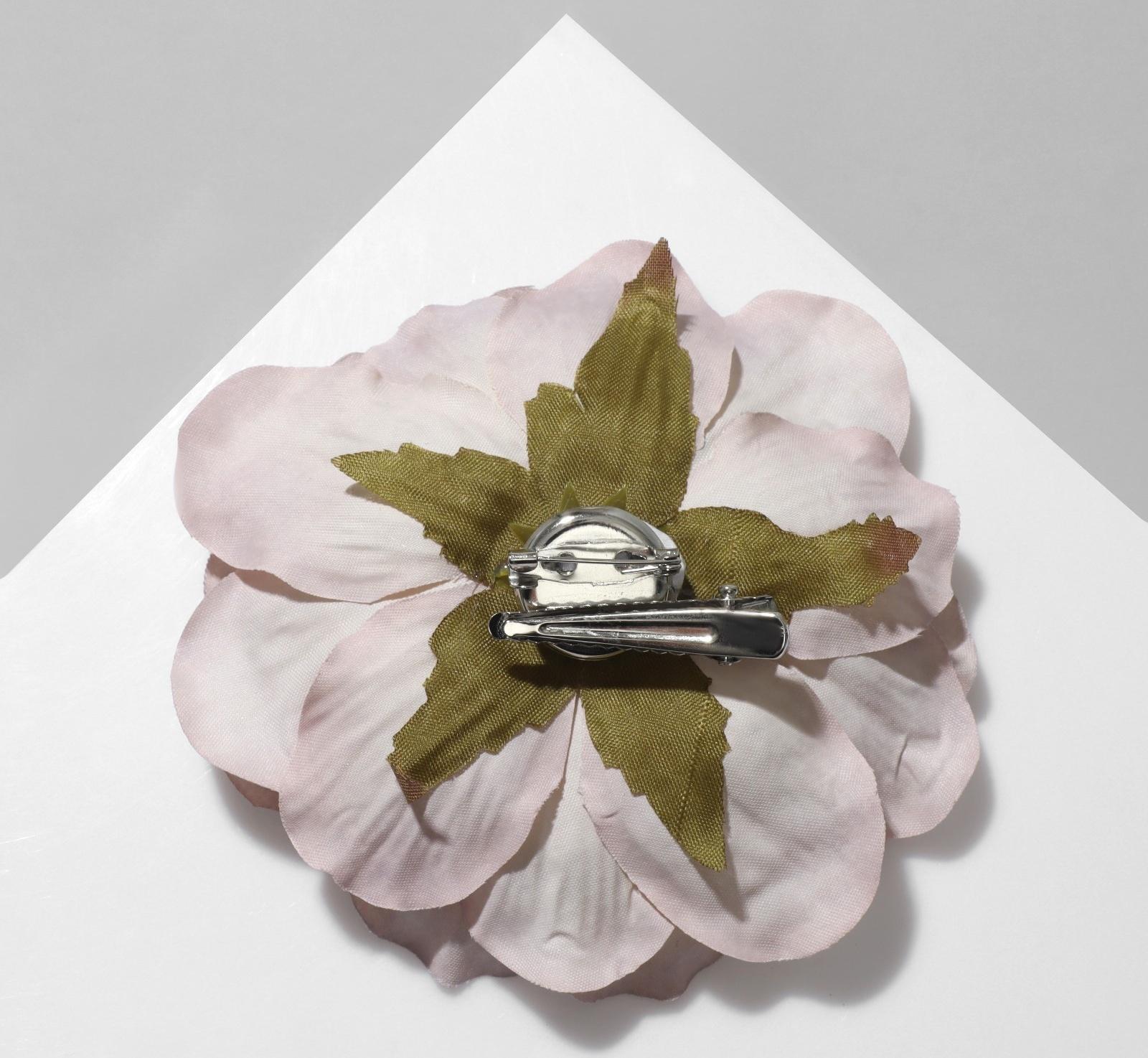 Брошь-заколка текстильная 