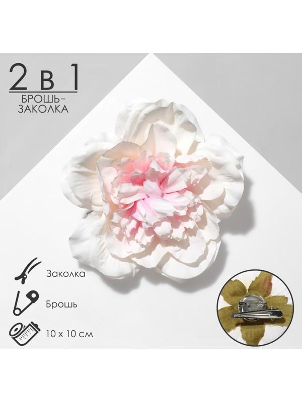 Брошь-заколка текстильная 
