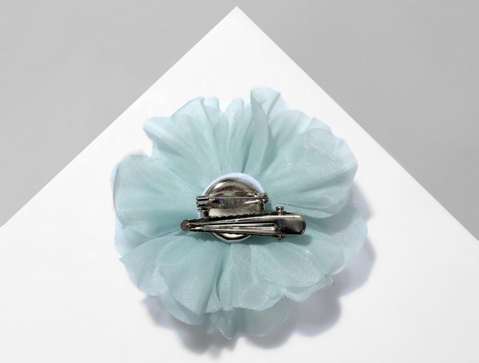 Брошь-заколка текстильная 