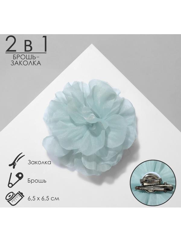 Брошь-заколка текстильная 