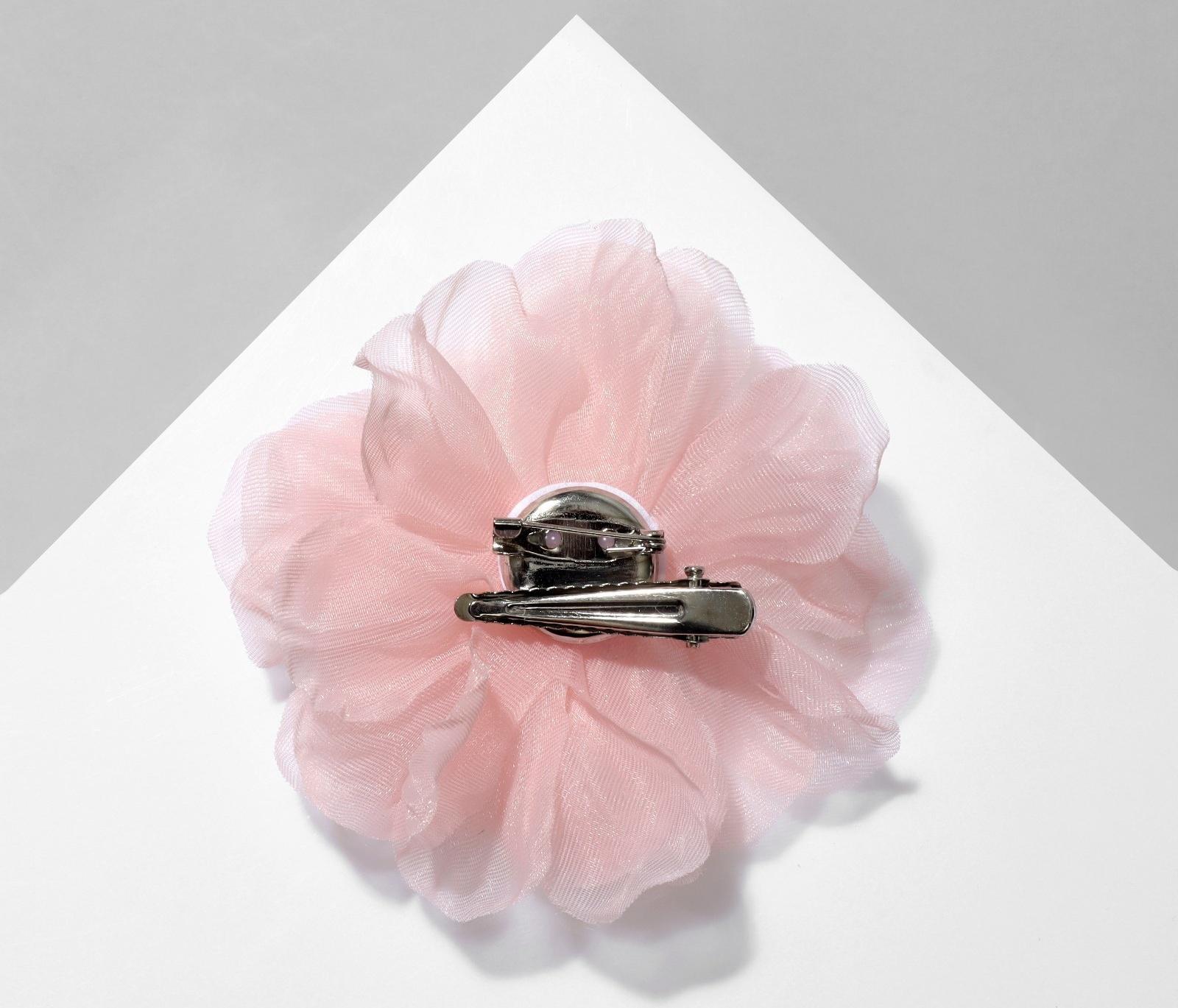 Брошь-заколка текстильная 