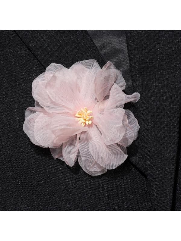 Брошь-заколка текстильная 