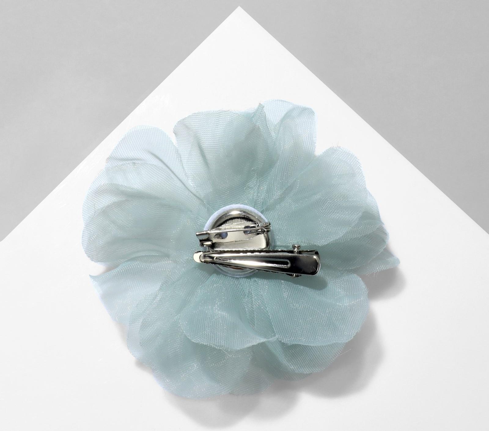 Брошь-заколка текстильная 