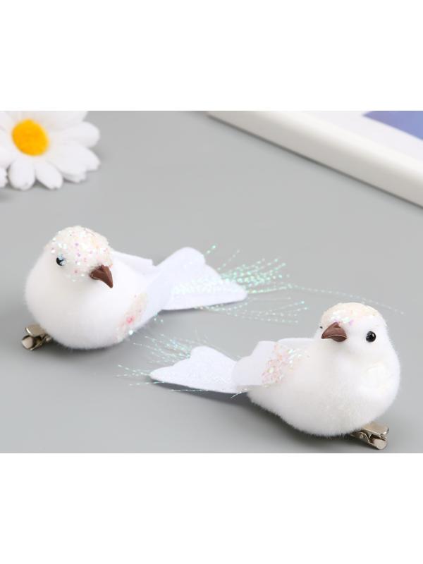 Пушистики на прищепке набор 2 шт 